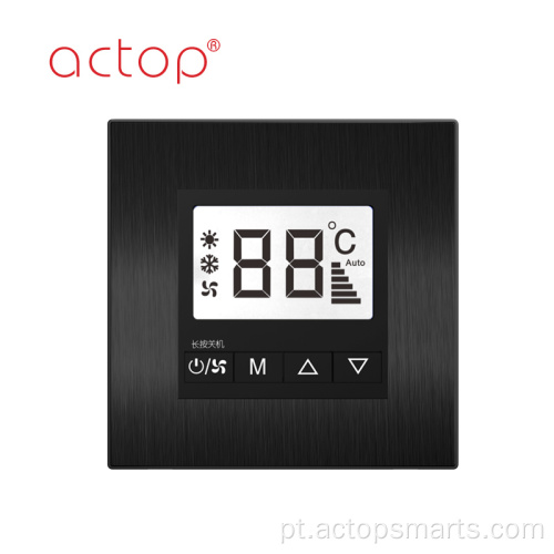 Painel de interruptor de aço inoxidável para hotel